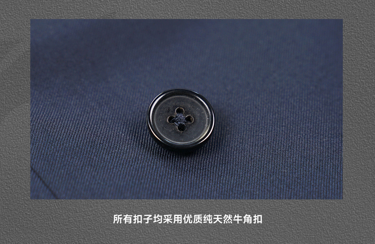 叁冶家|意式双排扣休闲单西 70% 精纺羊毛藏青色男士西装外套