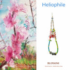 Heliophile 春日桃花串珠手机挂绳｜元气笑脸彩珠挂饰 品牌花开系列